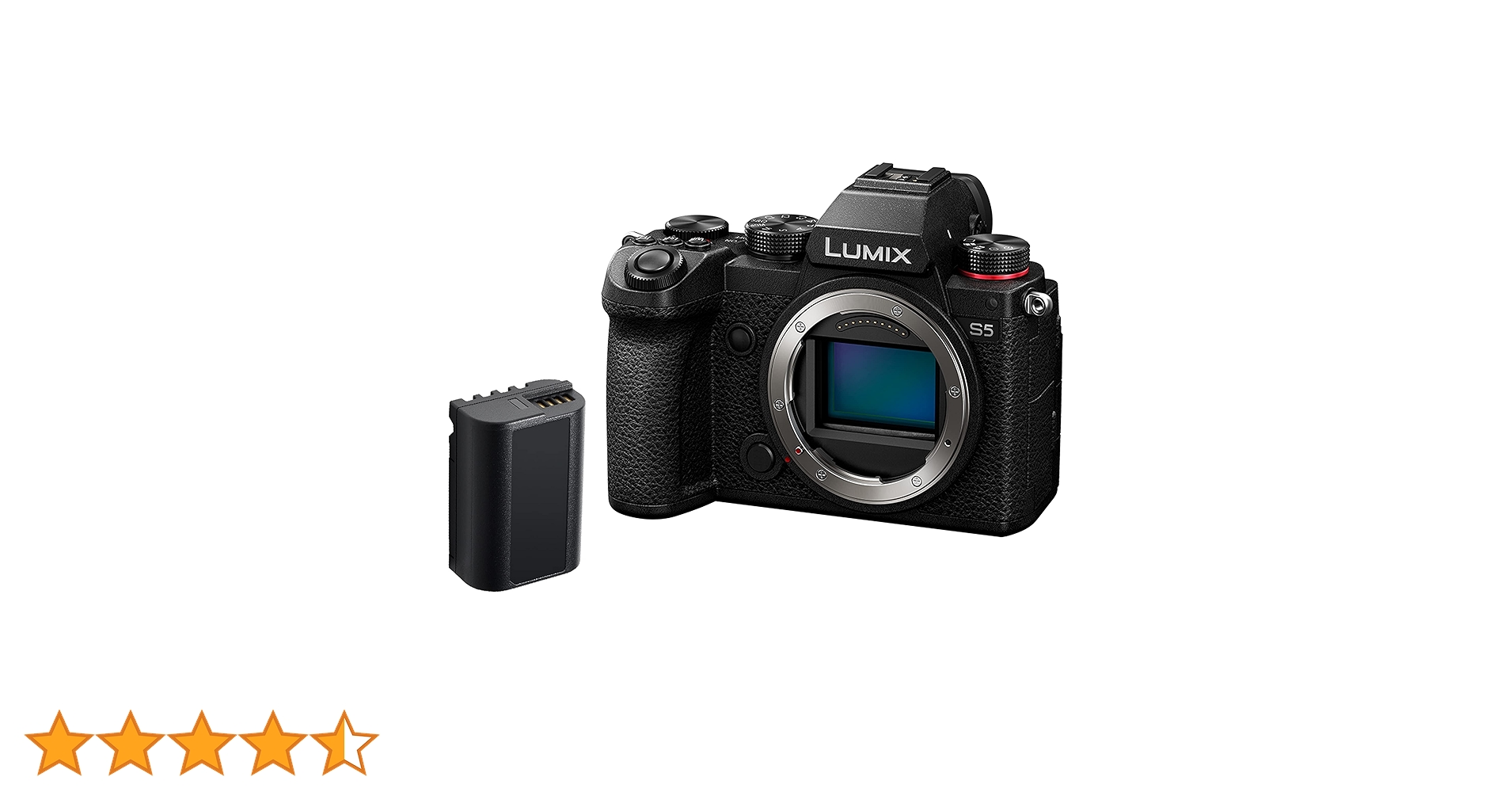 Panasonic LUMIX DC-S5 S5 Full Frame Mirrorless Camera, 4K 60P